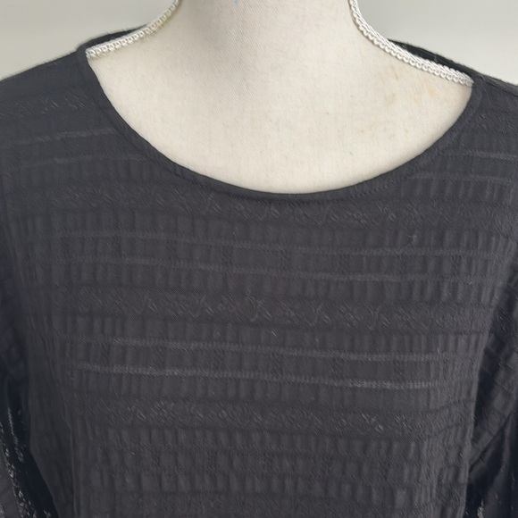Ruby Rd Black Women's Top Petite Large - Picture 2 of 9